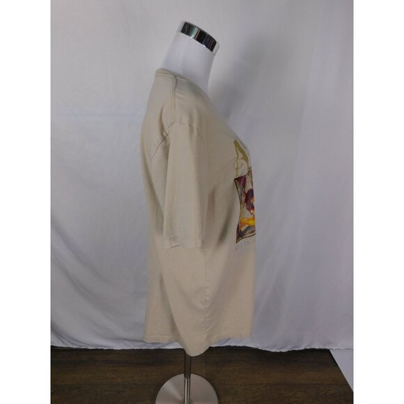 A Book A Day Tee Beige Fantasy Graphic T-Shirt Bella + Canvas L - Picture 8 of 12